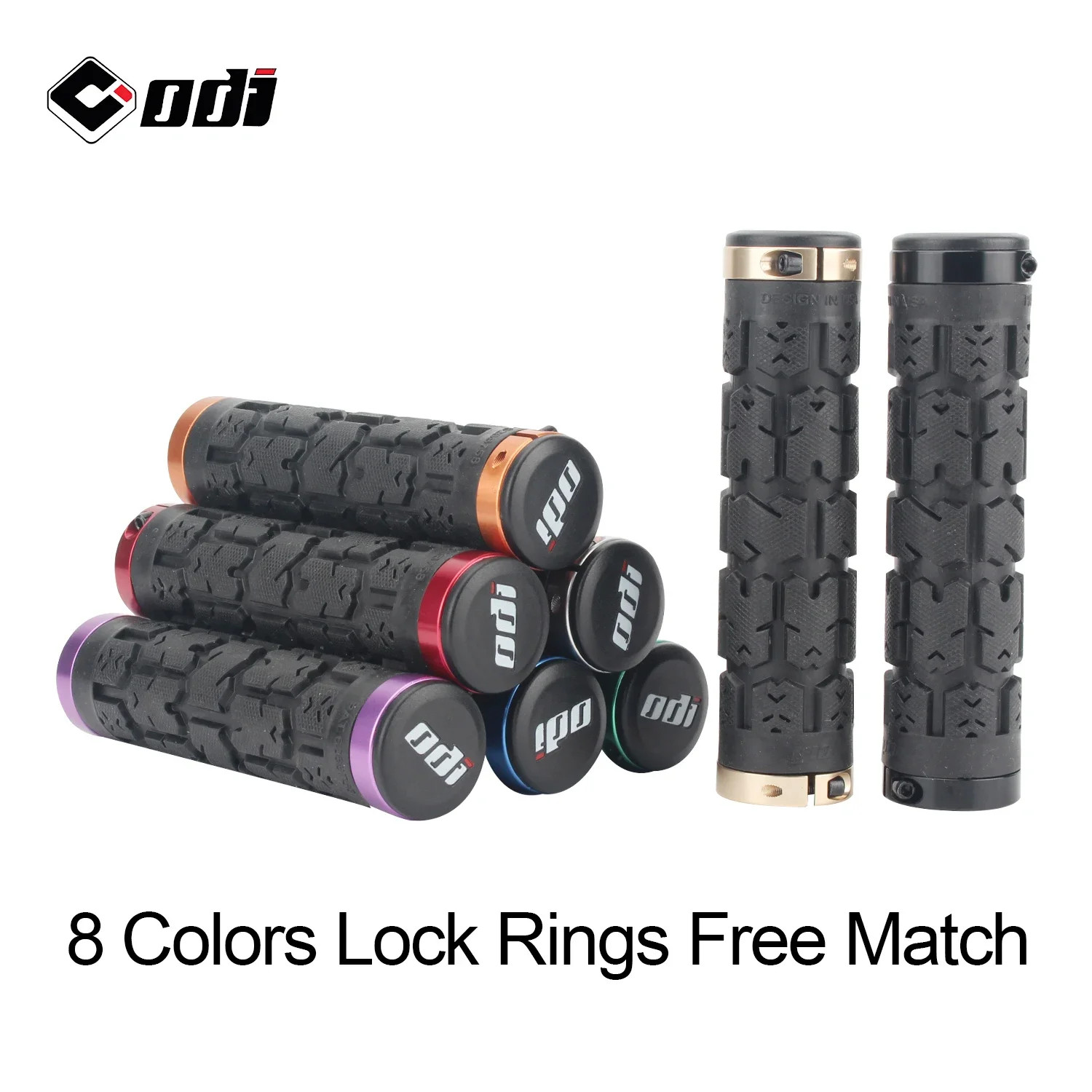 RG01 Lock-On Bike Grips Dual Lock MTB Road Anti-Slip Shock Absorbing Handles