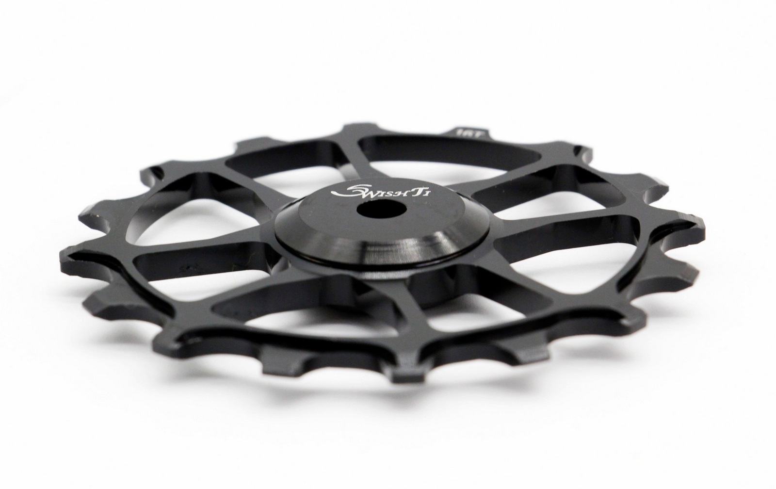 Swishti Narrow-Wide Bike Oversized Fully-CNC Derailleur Pulley 16T Black