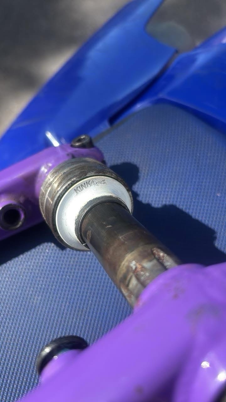 Mosh Bikes Bmx Crank 3 Pieces Purple 22mm Spindle With extras