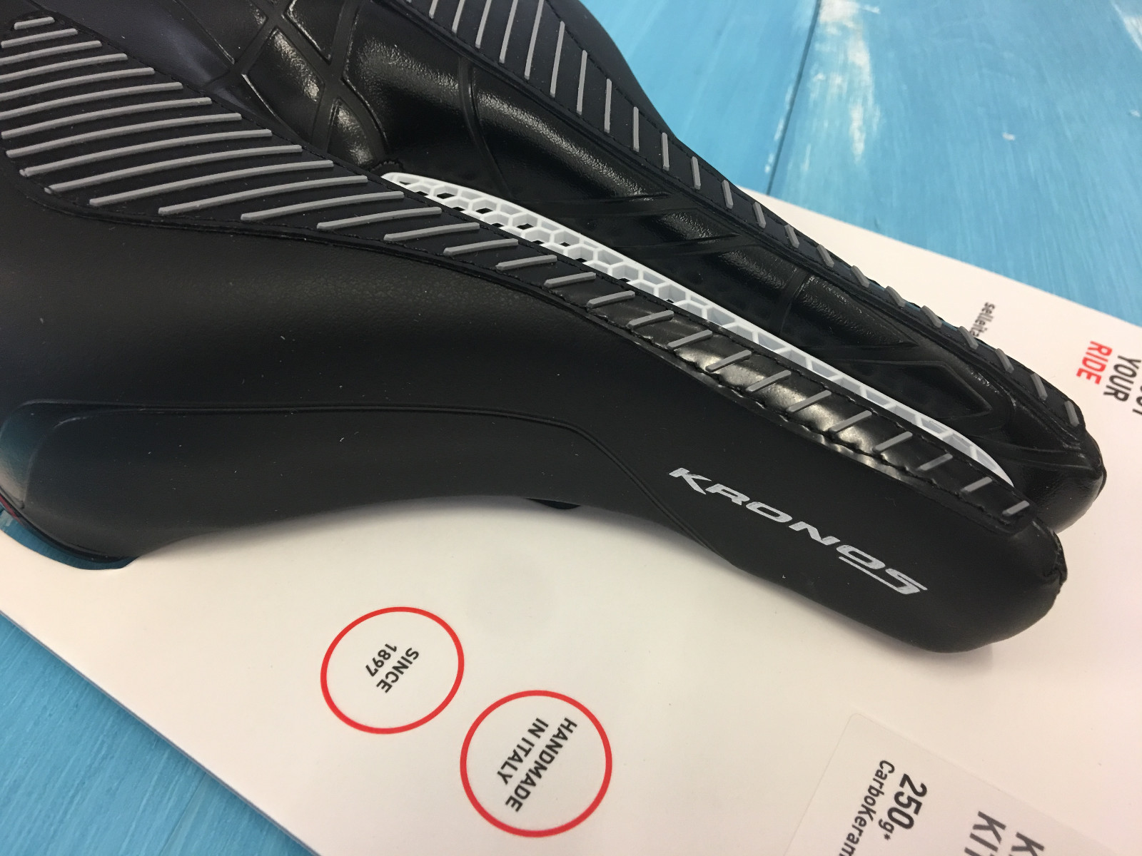 Selle Italia Kronos Kit Carbonio Flow L1 CarboKeramic Rail Bicycle Saddle -Black