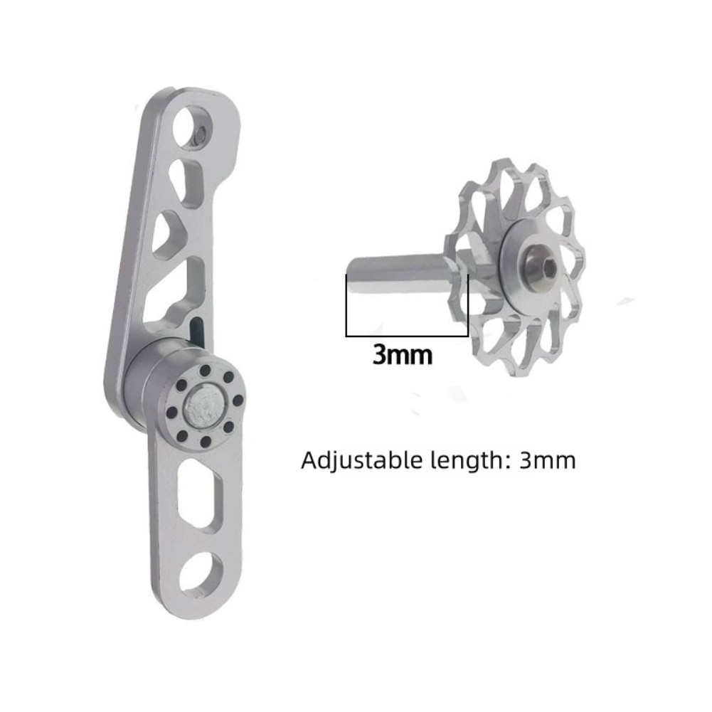 Single Speed Bicycle Chain Tensioner with Adjustable Spring for Folding Bikes
