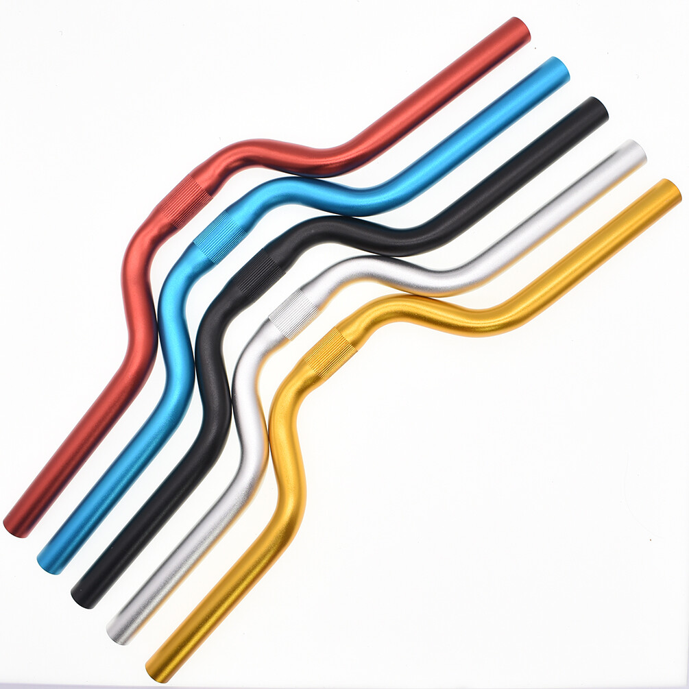 Low Rise M Handlebar for BROMPTON in Black Silver Gold Red Blue