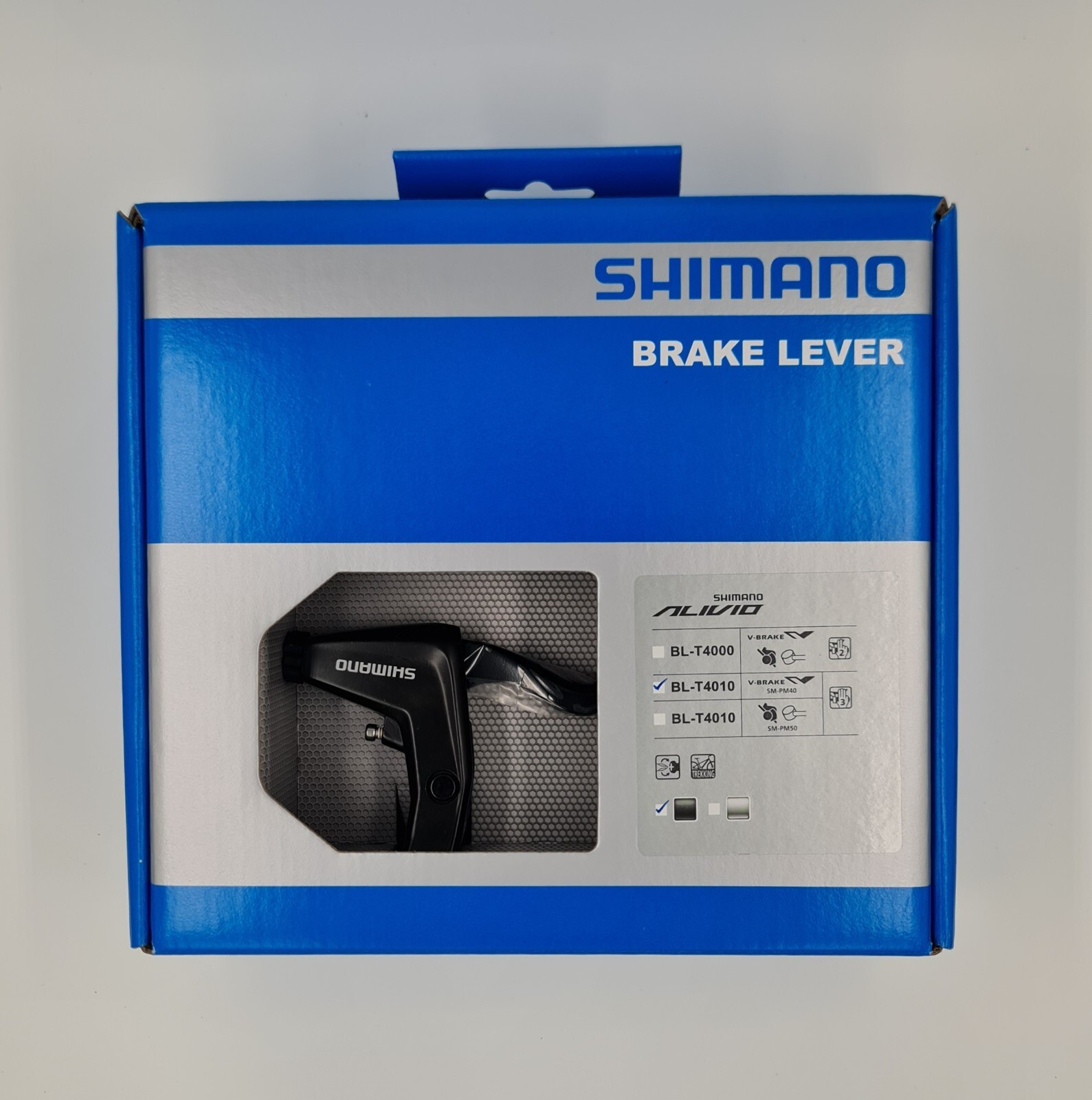 Shimano Brake Levers V-Brake Brake Set BL-T 4000 Alivio with Cable and Case Original Packaging