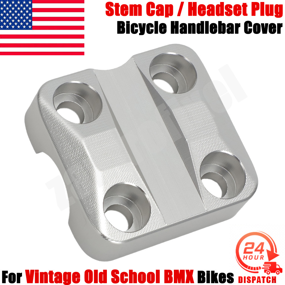 Stem Cap For Vintage Old School BMX Bikes Front Bicycle Handlebar Cover 29x29mm