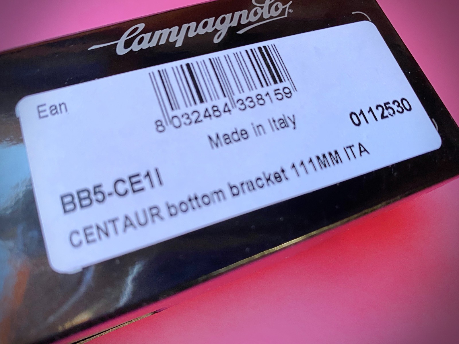 Campagnolo Centaur Bottom Bracket ITA THREAD FRAME PIN 111mm NEW