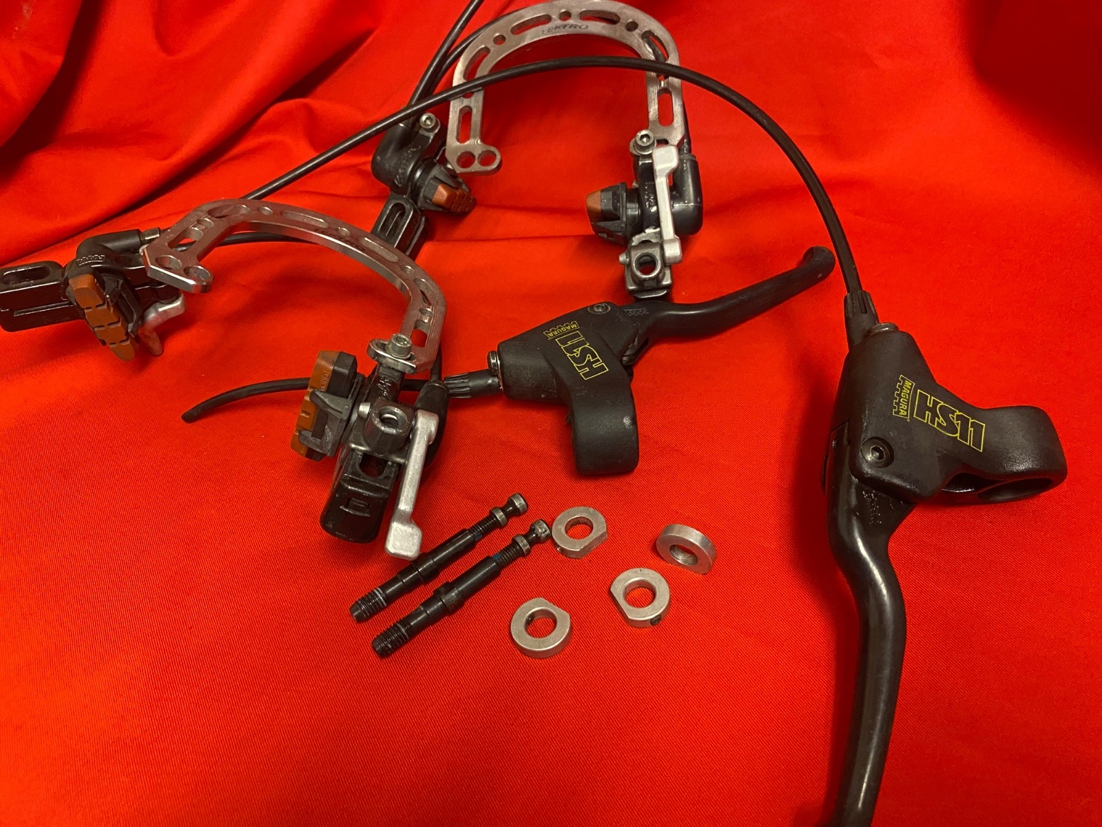 Magura HS11 Hydraulic Rim Brake Set Cantilever F&R + all hardwear