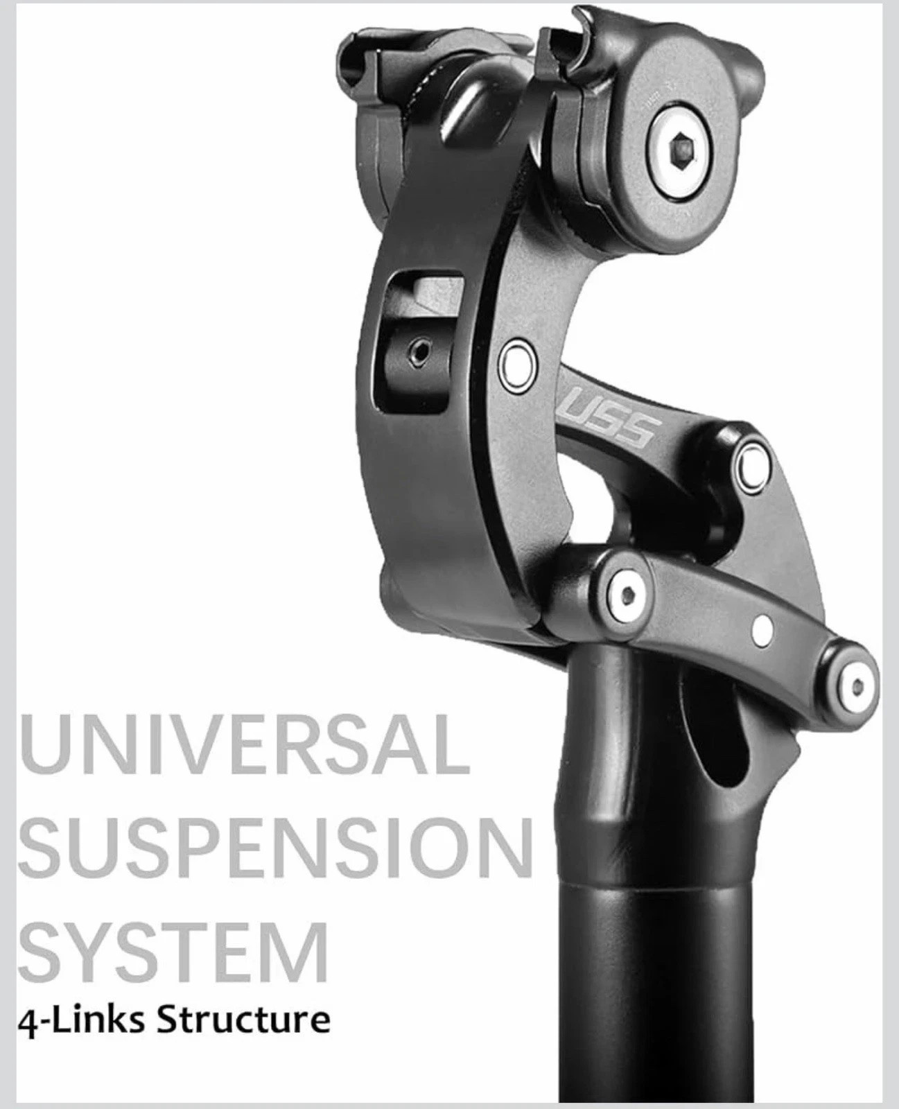 Safort Suspension Seatpost 27.2/28.6/30.4/30.9/31.6/33.9mm Bike Seat Post