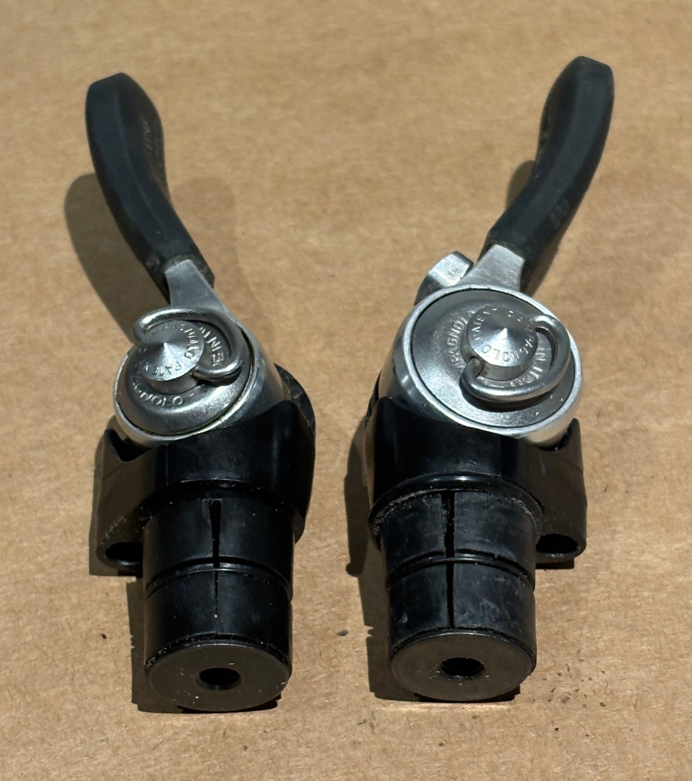 Campagnolo Record 2x or 3×10 speed bar-end shifters FREE SHIP
