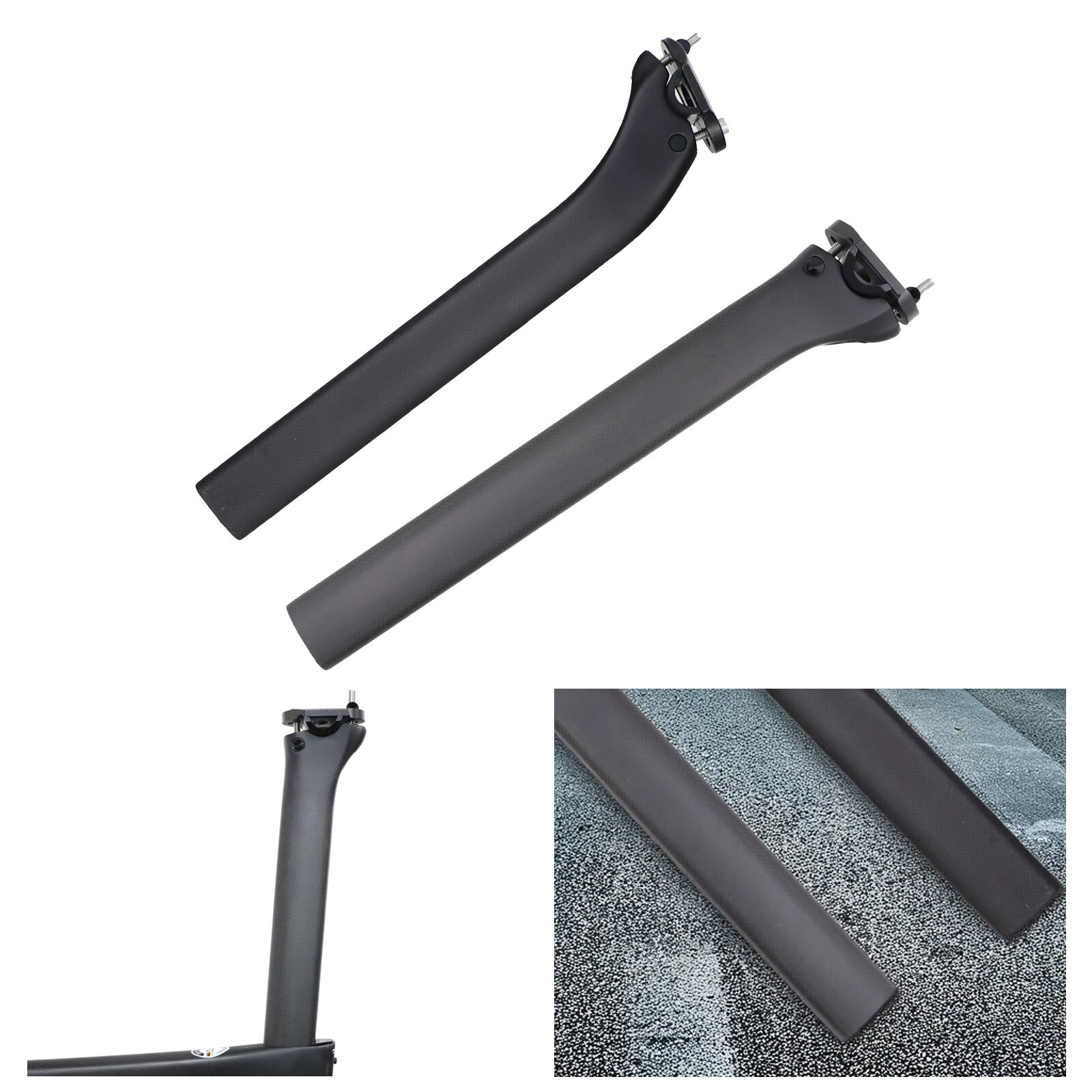 F12/F10/F8 Carbon Road Bike Seatpost 0/25 Degree 340MM Bicycle Seat Post