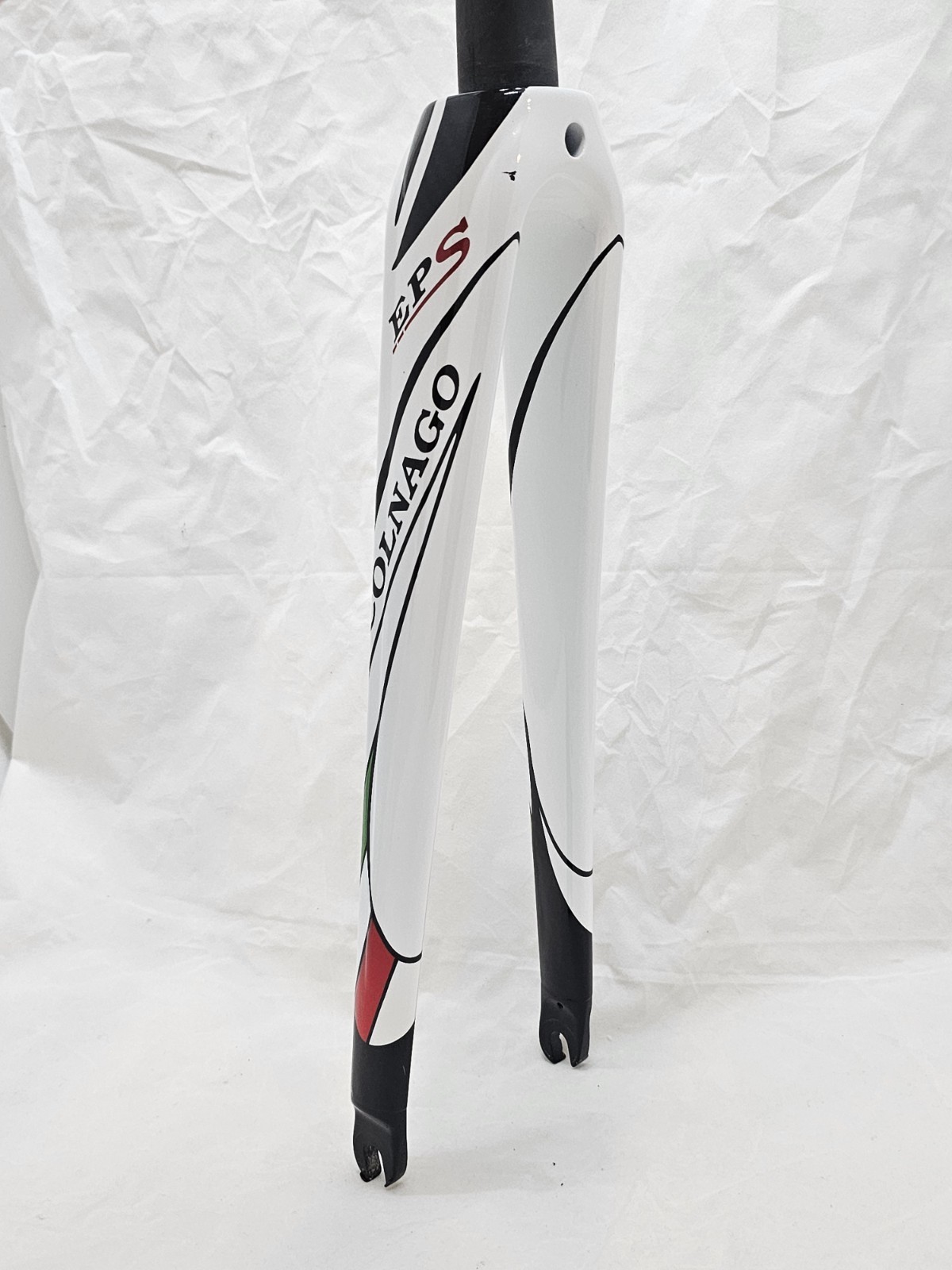 Colnago EPS Carbon Fork Tapered 1-1/8 to 1-1/4 700c White Italy 375g 330mm