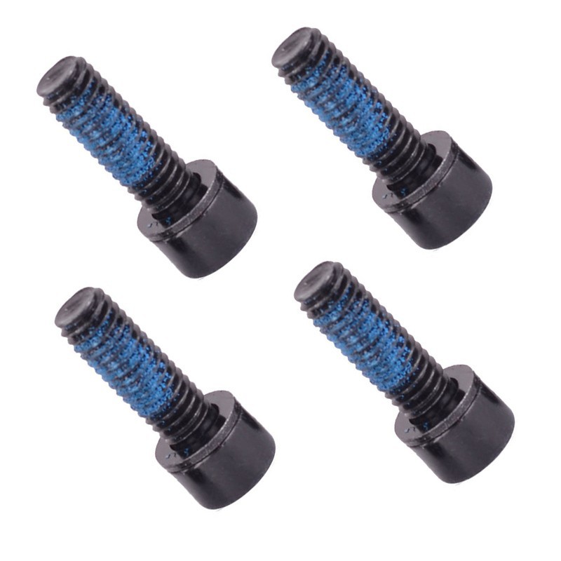 High Carbon Steel Brake Caliper Fix Screws Set of 4 M6*18mm Black Long lasting
