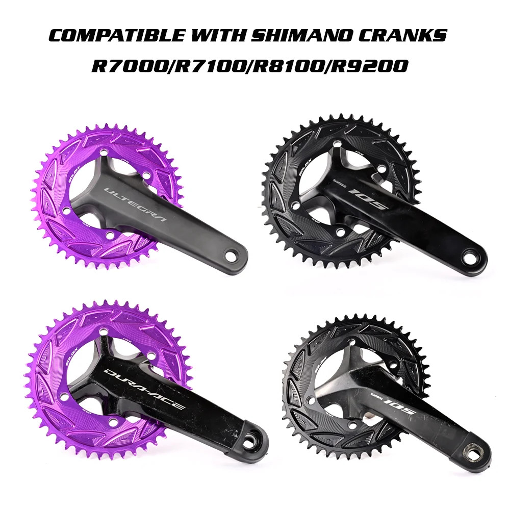 GOLDIX Road Bike Chainring 110BCD 46T-58T CNC Aluminum for Shimano R7000 R8000