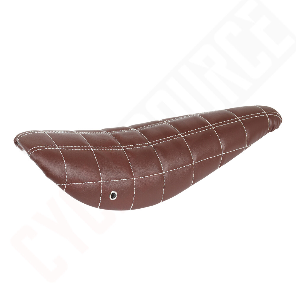 OG Classic 20″ Vintage Double Stitched Faux Leather Banana Saddle Brown