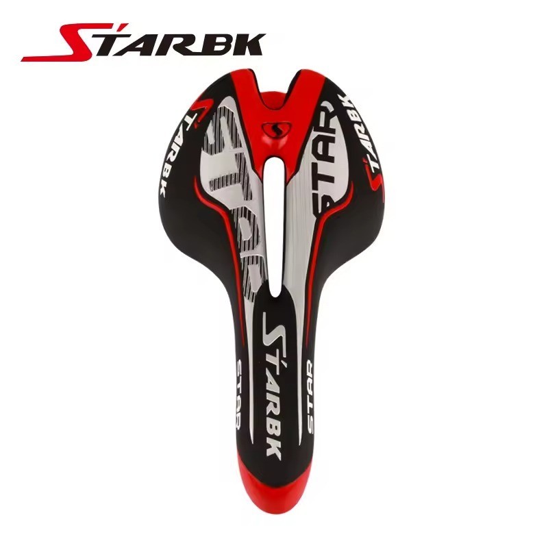 Bicycle Saddle Skidproof Bike Seat Cushion Bicycle Parts Road Mountain bike, Red