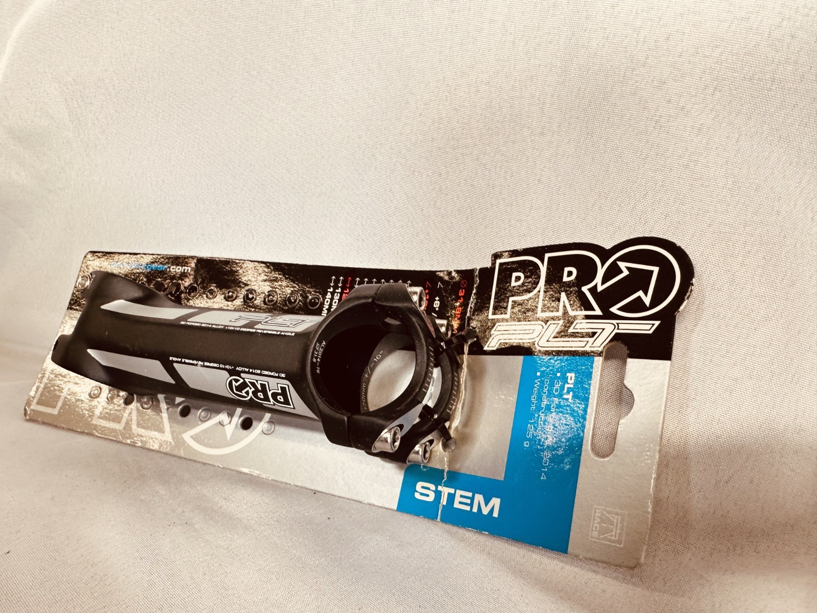 PRO PLT 3D Forged Alloy Bike Stem 31.8 x 120mm +-10º 3D Forged Black