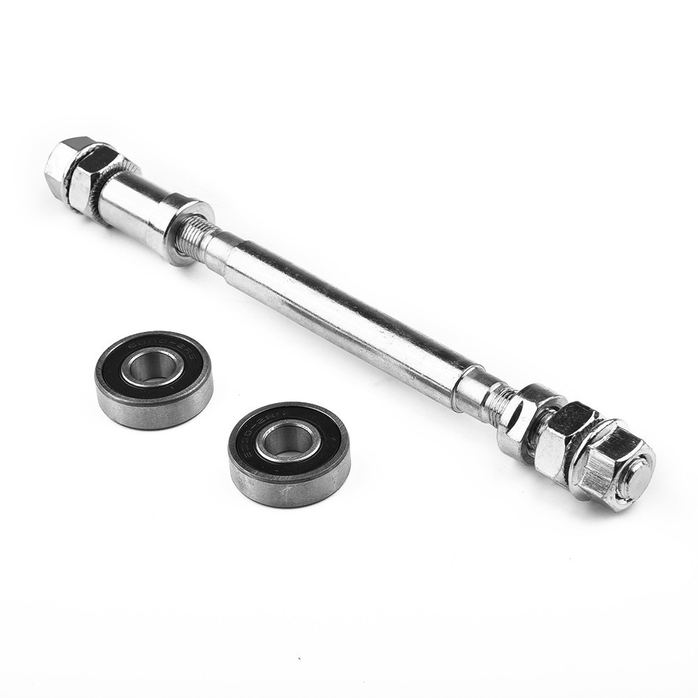 Bearing Bicycle Wheel Hub Axle Front Rear Solid Shaft Lever Bike Repai Part Tool