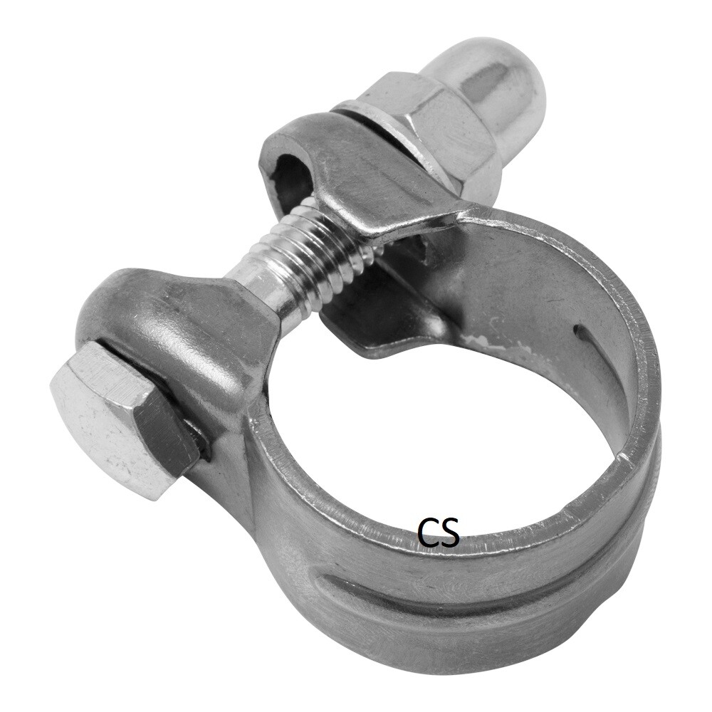 ENIX Bicycle Steel Bike SEATPOST CLAMP Outer Diameter 28.6mm Chrome