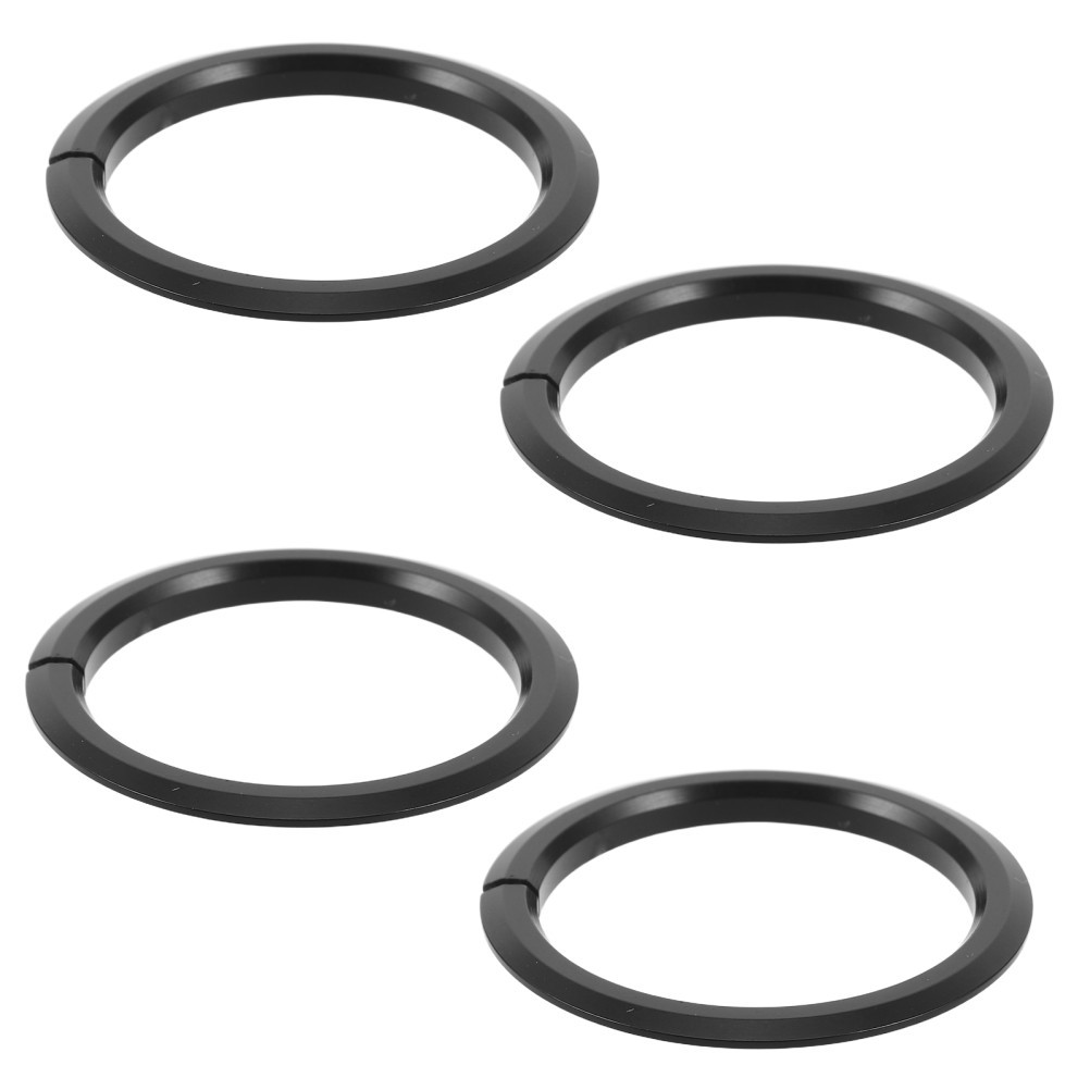 4 Pcs Bicycle Bottom Gasket Headset Base Ring Aluminum Alloy Front Fork Spacer