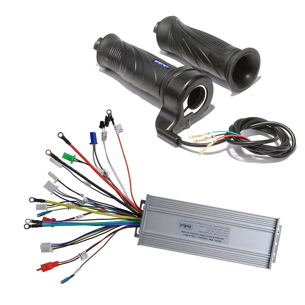 48V-64V 1000W-1800W Brushless Electric Motor Controller + Throttle ATV Quad Cart