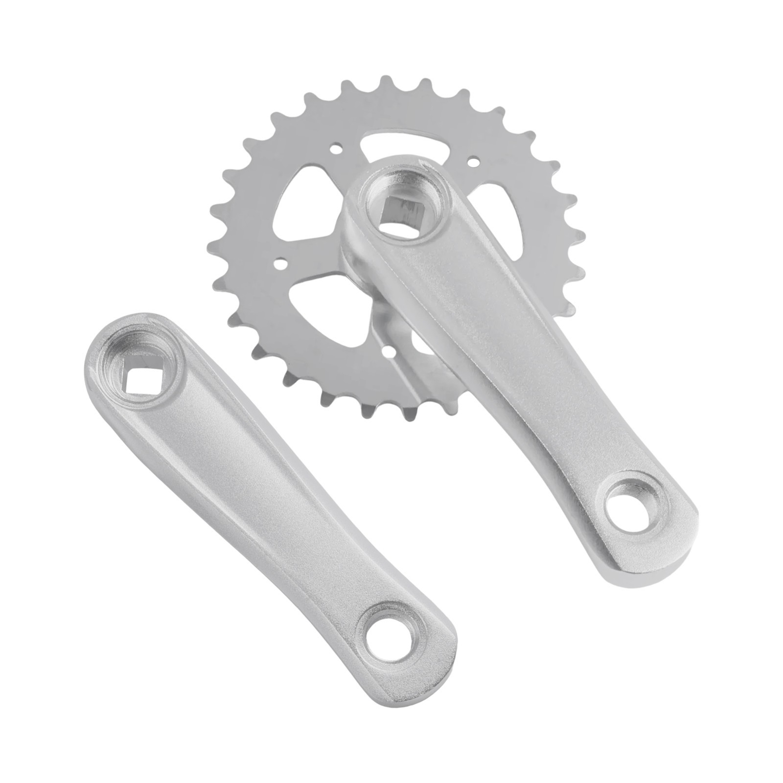 Lightweight Bike Crankset 28T 114mm Aluminum Alloy for Classic Bikes