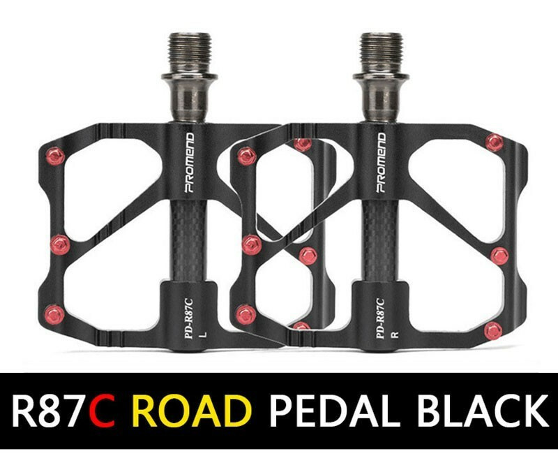 PROMEND Ultralight Carbon Titanium Bicycle Pedal MTB Road Bike Pedal 3 Bearings