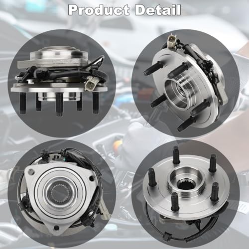 Pair 2 Front Wheel Bearing and Hub Assembly for 2006-2010 Jeep Grand 513234