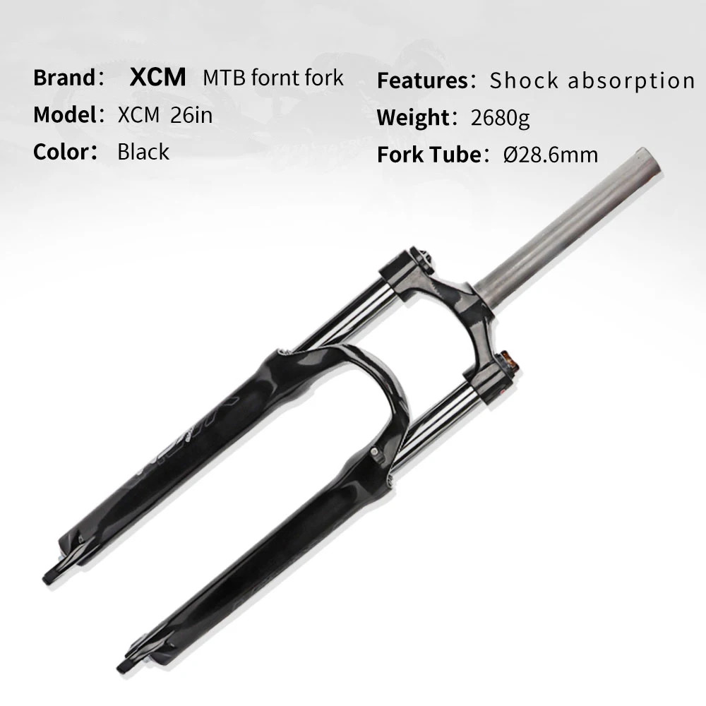 26/27.5/29er XCM Mountain Bike Spring Fork Shoulder Control Locking Mechanical