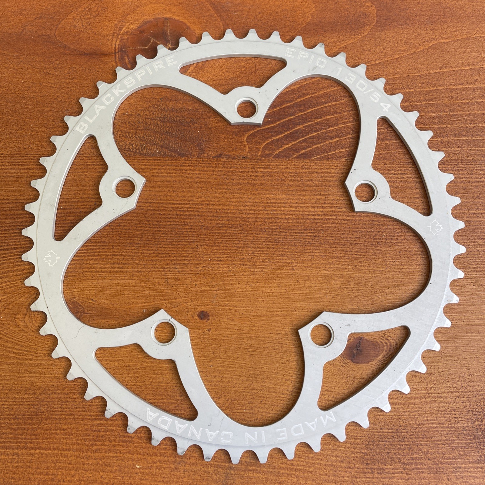 Vintage BLACKSPIRE Epic ROAD Outer Chainring 54t x 130mm BCD x 3/32” CANADA!