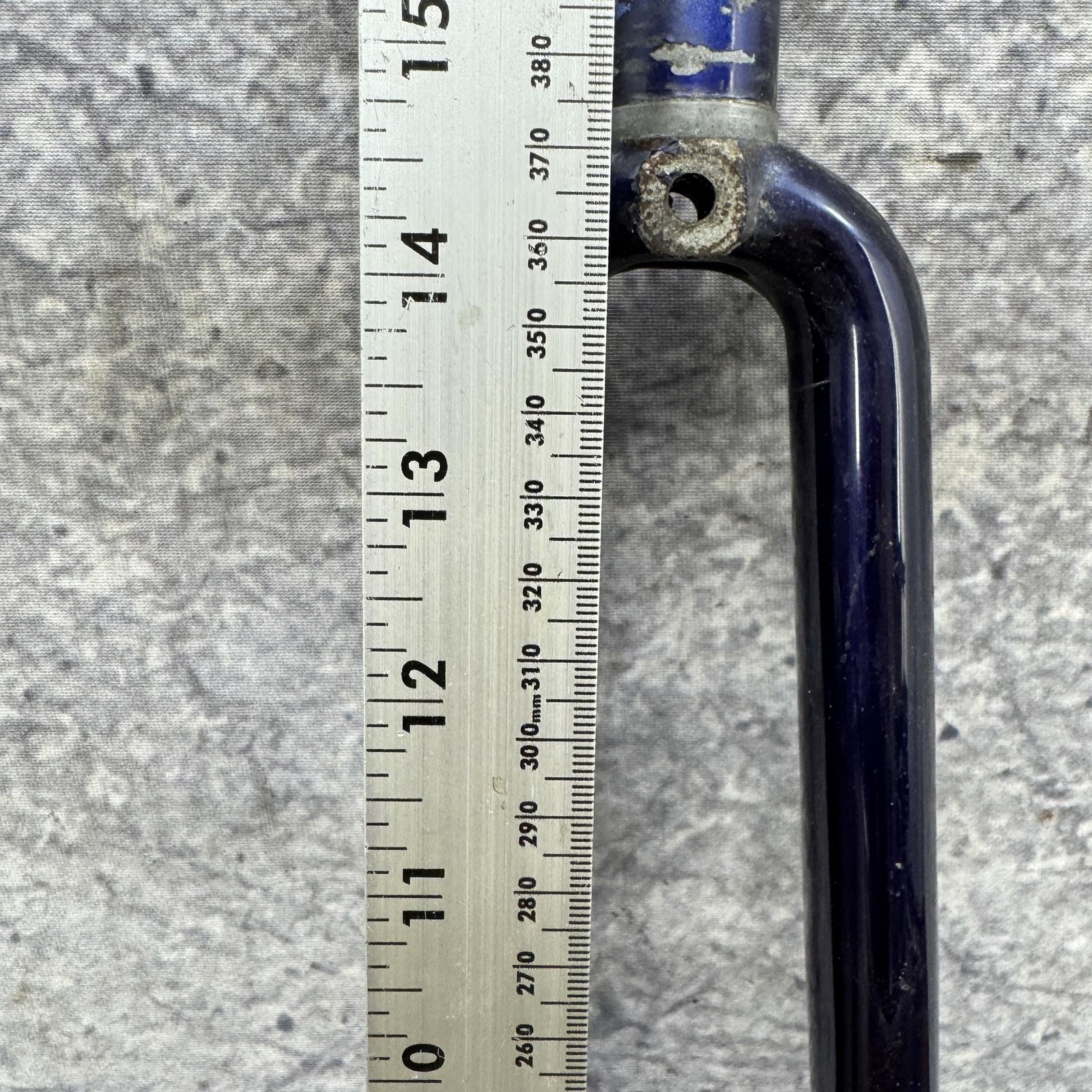 Vintage Ritchey 700c Fork 1 In Threaded Blue Steel Road Pantograph