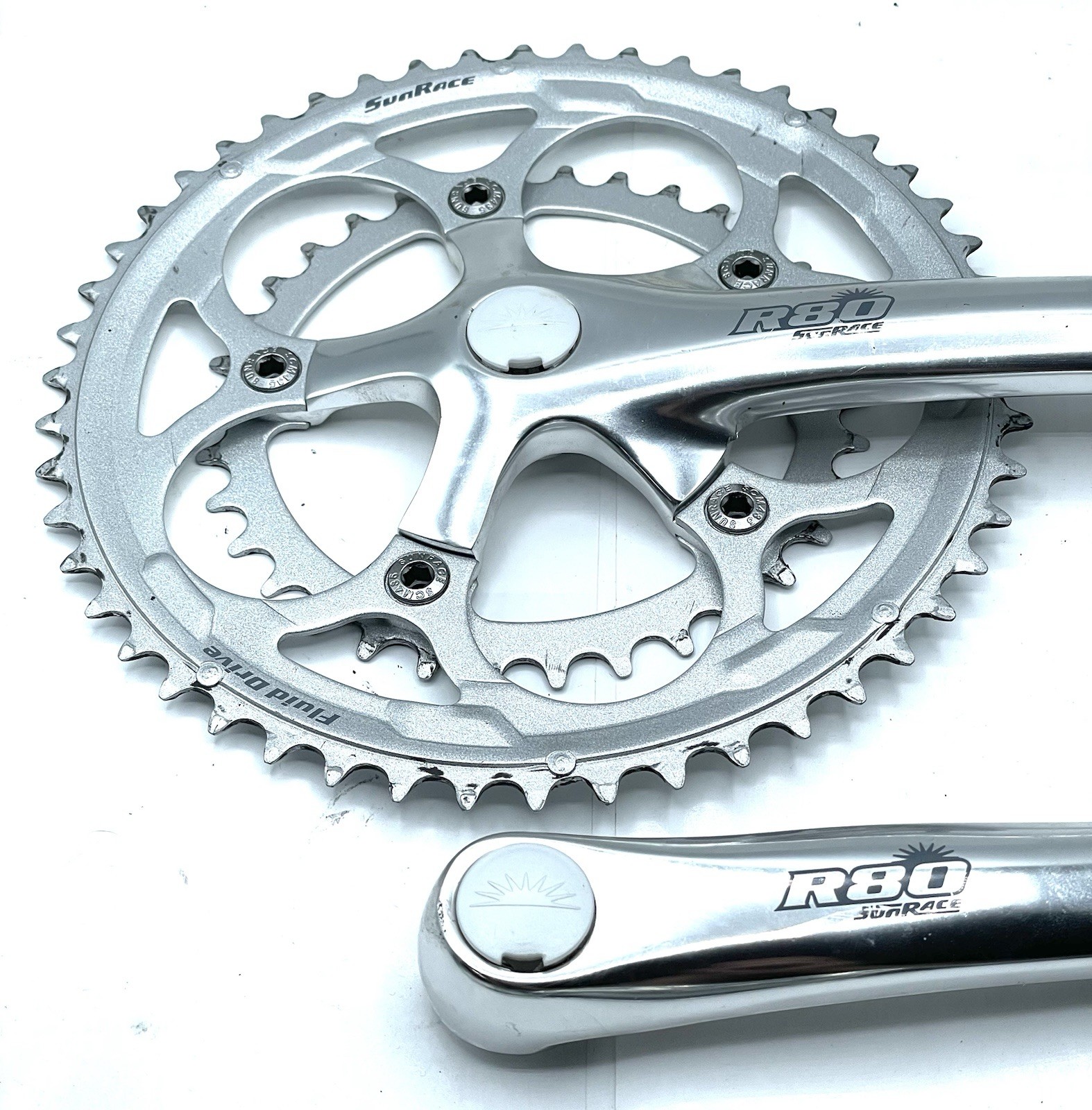 Sunrace R80 Crankset 170mm Compact 50/34 Road Bike / Touring