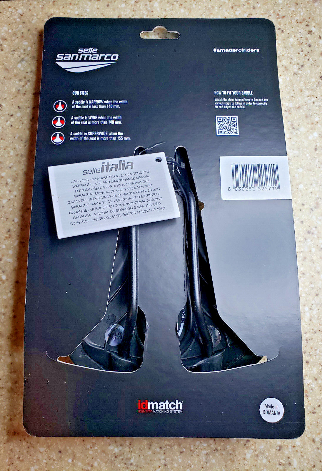 NEW NIB Selle San Marco GND Full Fit Wide Bicycle Saddle Black 222g W145 L262mm