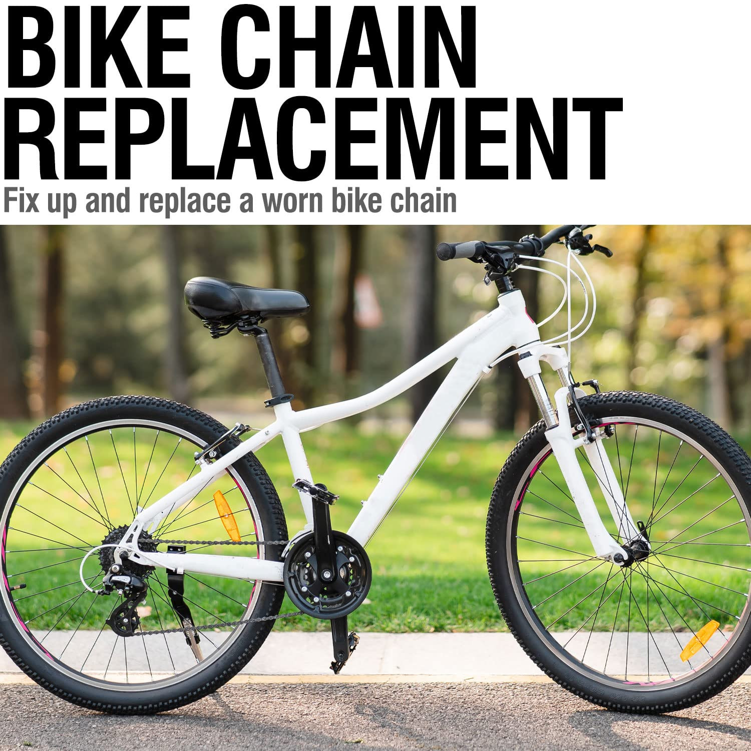 6/7/8 Speed Bike Chain – Bicycle Chain for Road & Mountain Bike, Quick Link I…