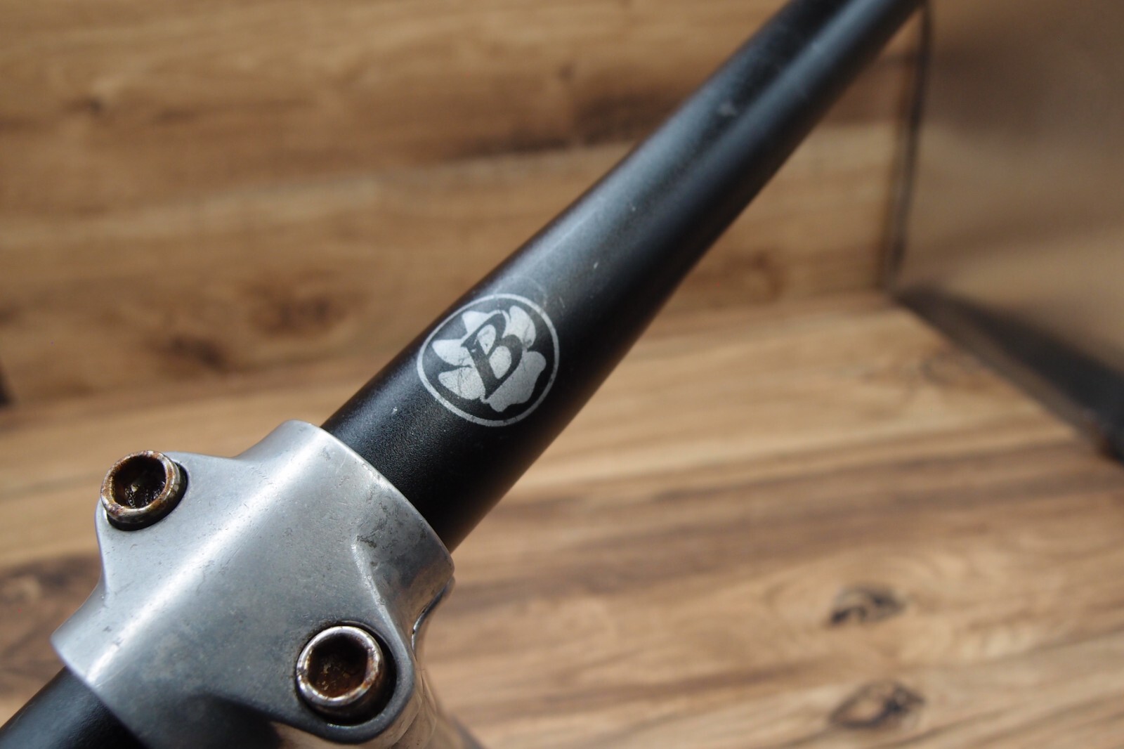MTB flat handlebar Bontrager Comp II + ahead stem 1 1/8 in