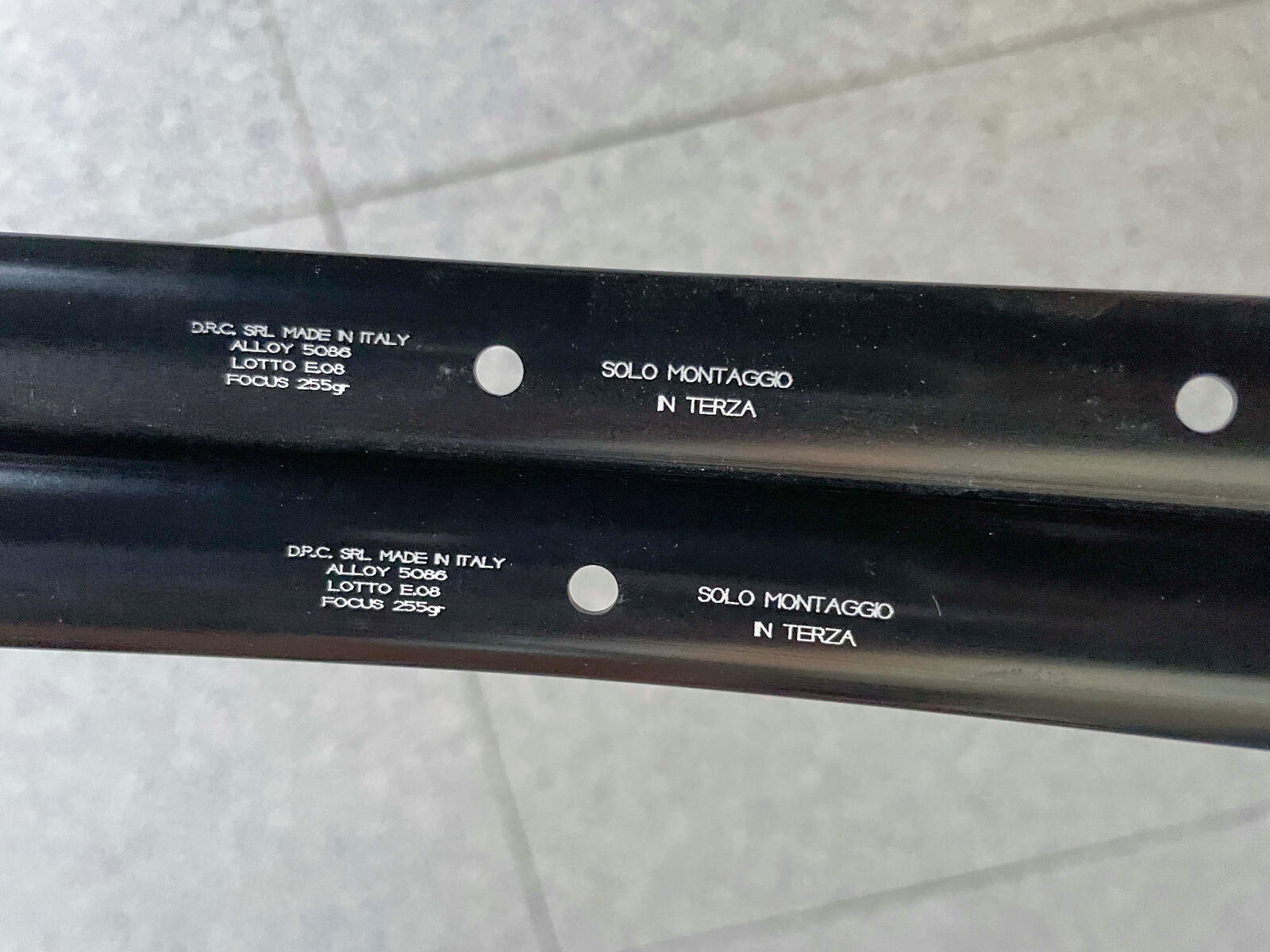 2X DRC FOCUS Rims By Bramati 32H NOS Tubular Rims Rare New Focus 255 Gr. Black