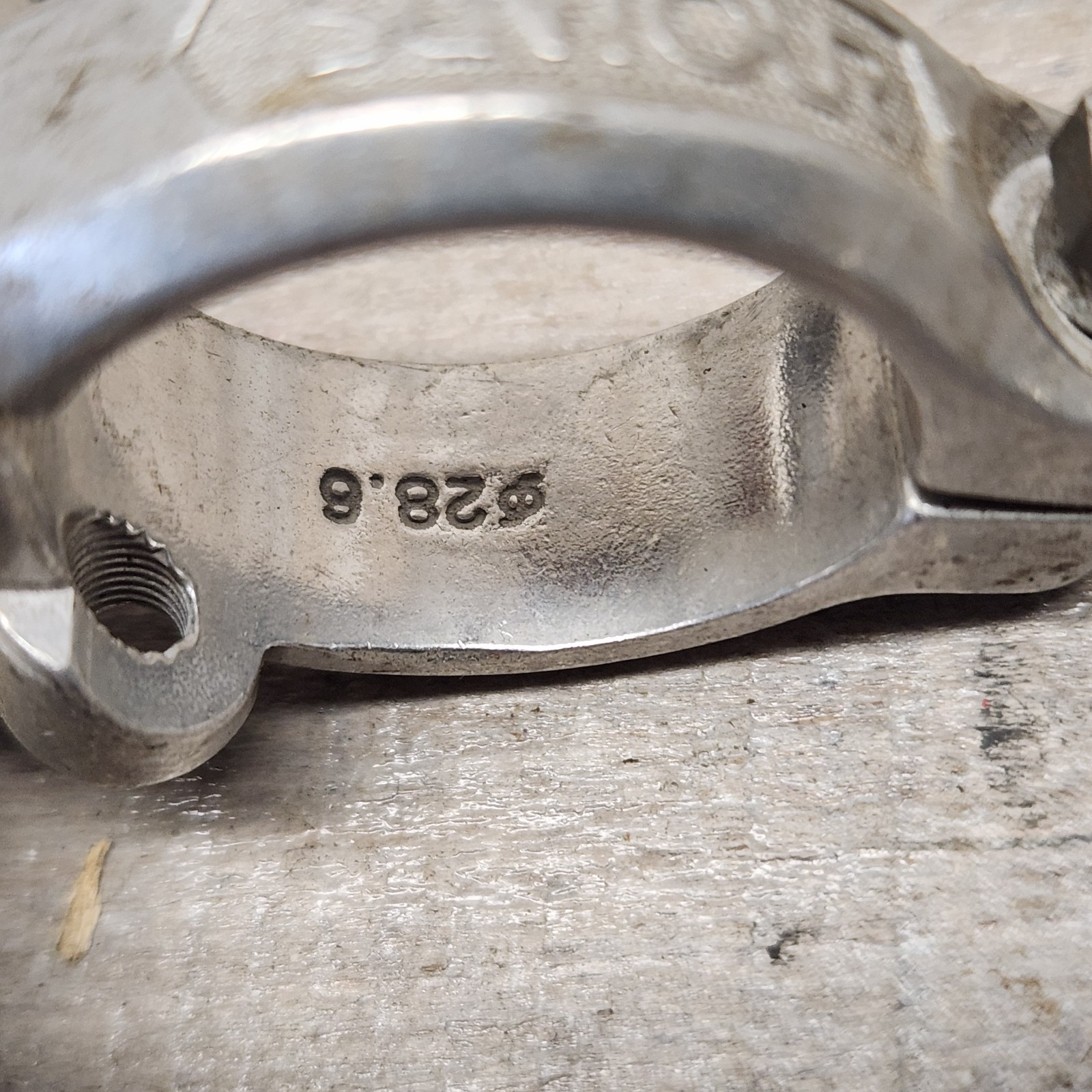 1980s Suntour ARX Front Derailleur 28.6 Clamp Bottom Pull Road 2x Bottom Pull