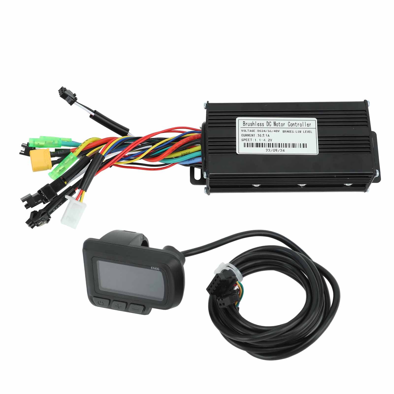 Electric Controller Kit With LCD Display 24V 36V 48V 500W To 750W 26A