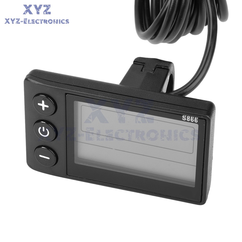 36V 48V 64V 40A 30A 20A Brushless Motor Controller E-Bike S866 LCD Display Meter