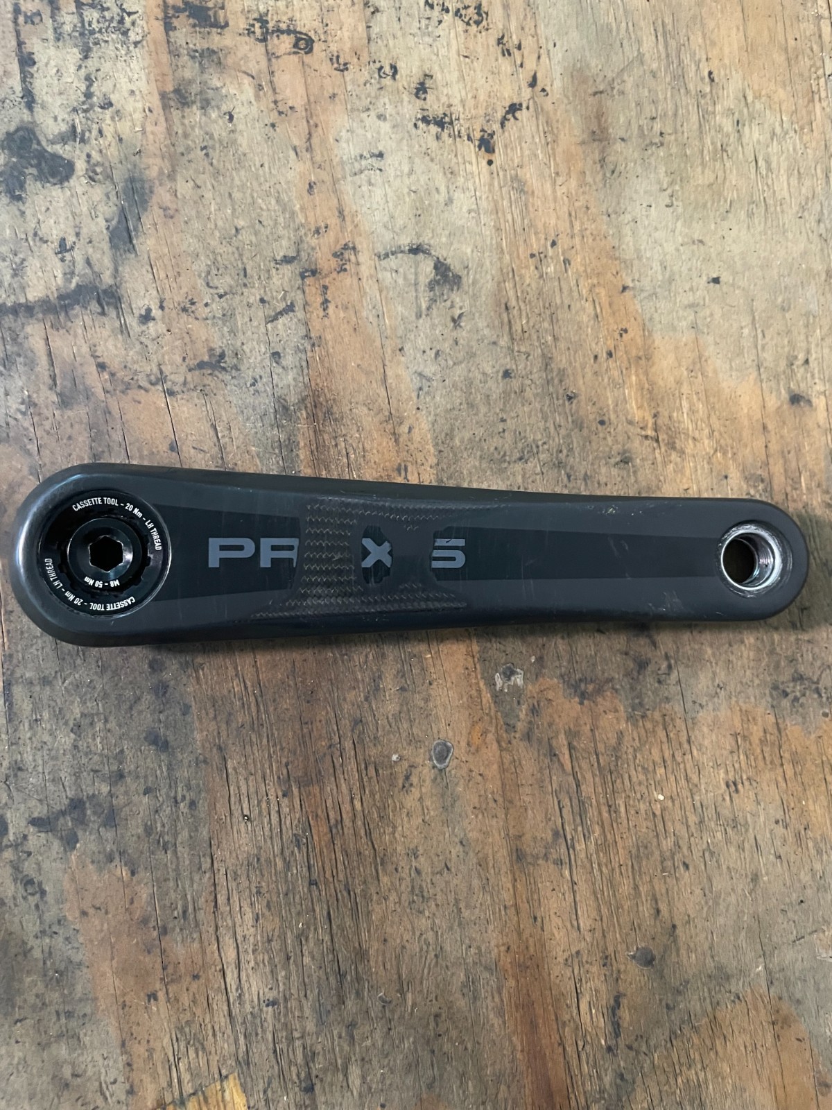 Praxis M30 Carbon Left Side Crank Arm 170mm Carbon Non-Driveside Black