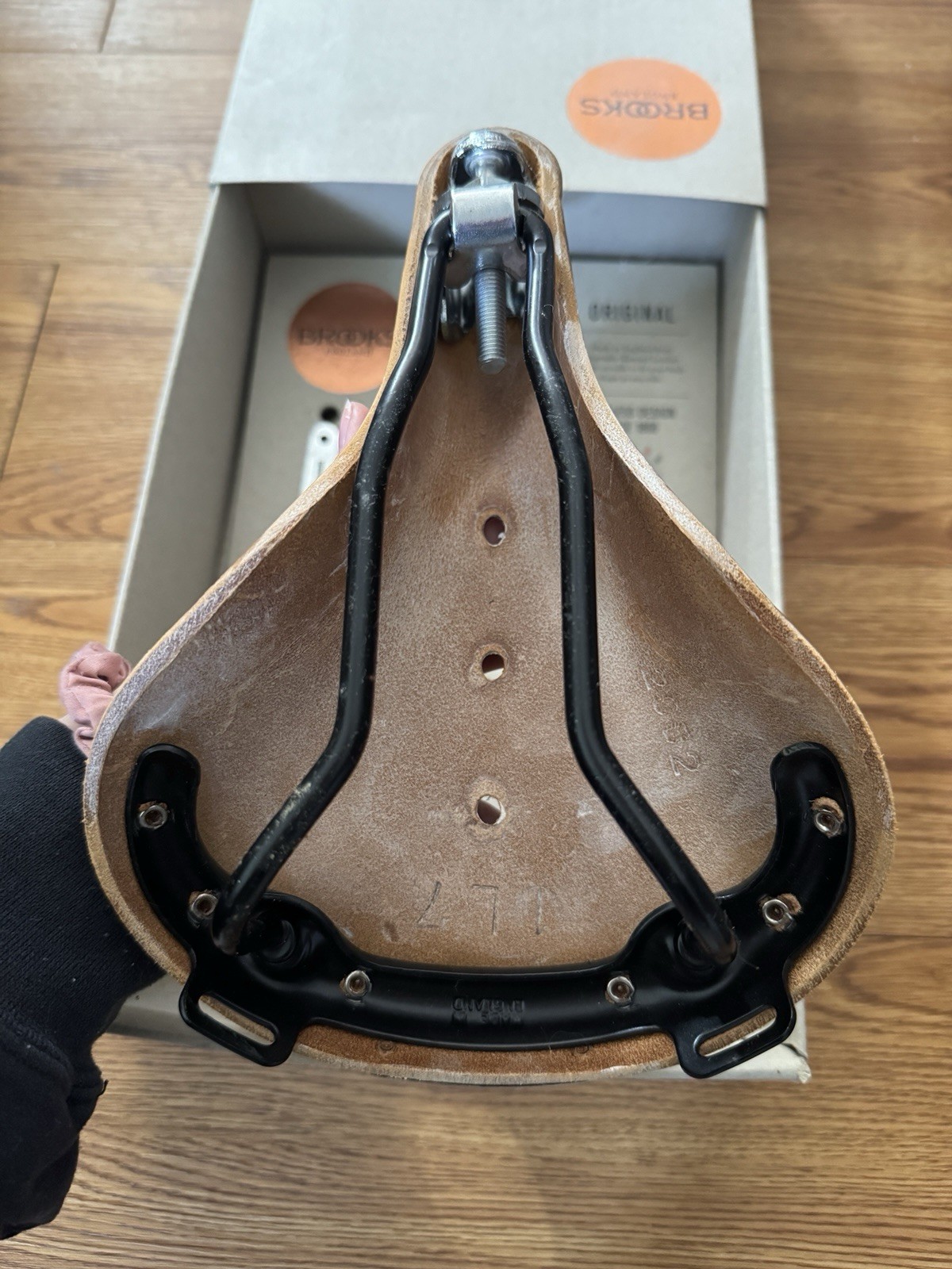 Brooks England 2002 B17S Women’s Leather/Steel Bicycle Saddle Seat, Brown