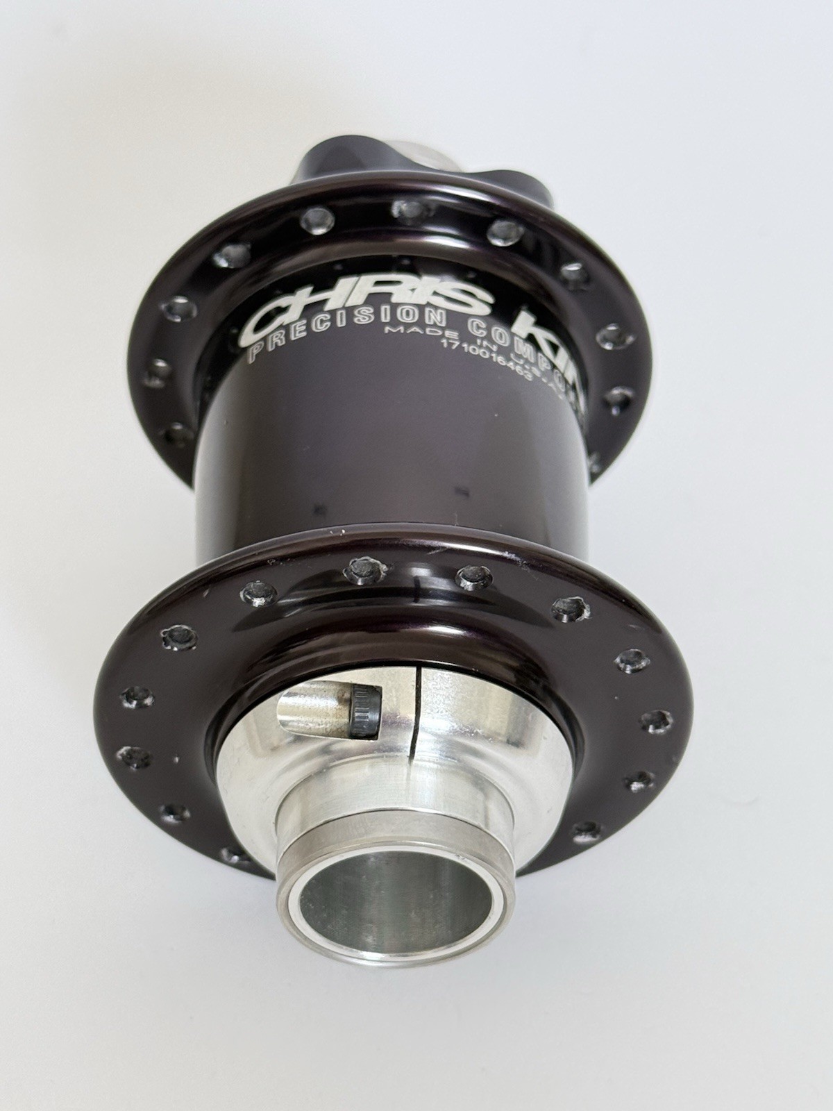 Chris King Gen 1 ISO LD 32H Black Front Disc Hub 20mm x 110mm Thru-Axle 6-Bolt