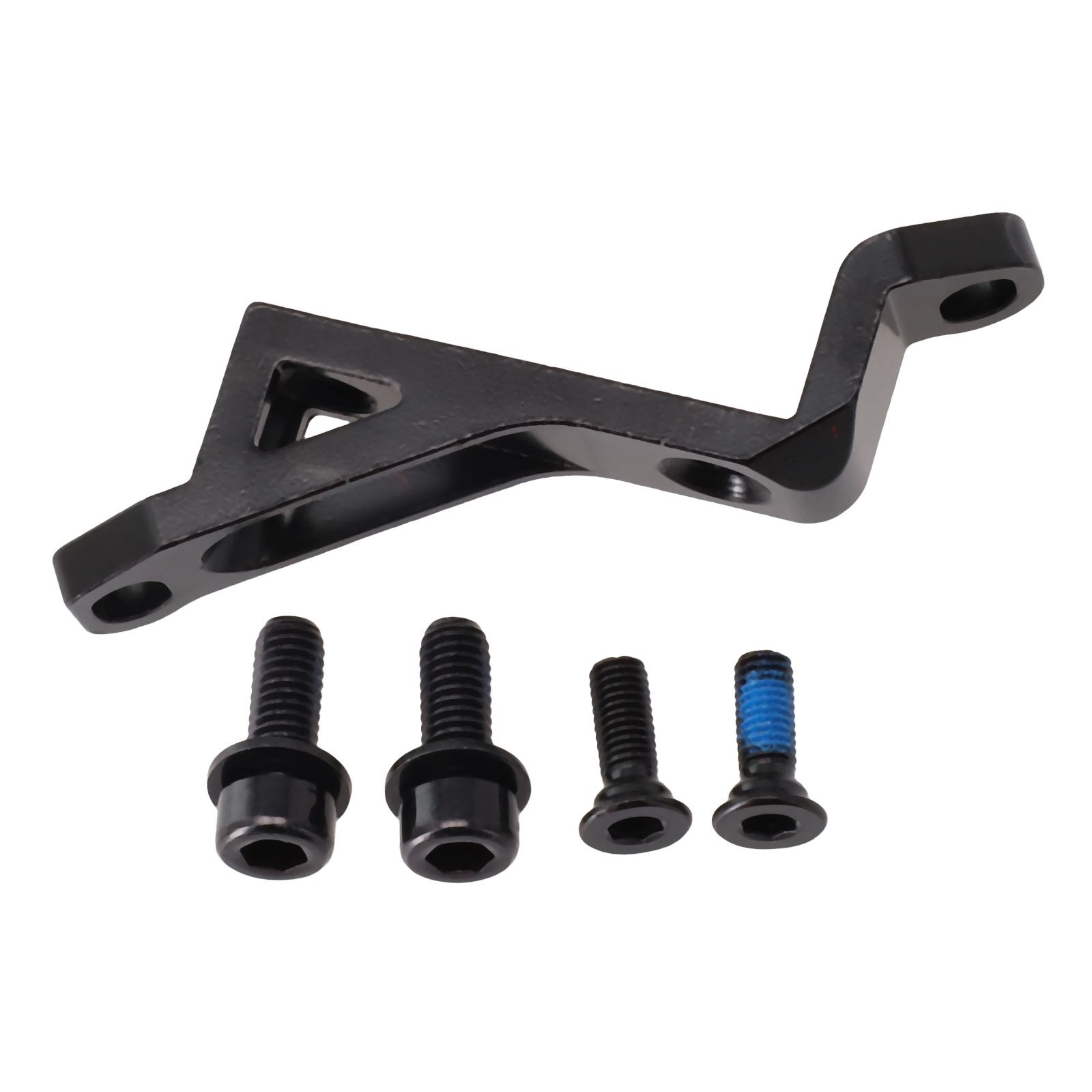 Post To Flat Mount Brake Adapter 16g 20mm Aluminum Alloy Bicycle Black