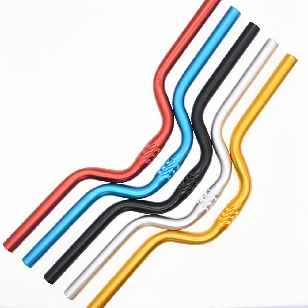 Low Rise M Handlebar for BROMPTON in Black Silver Gold Red Blue