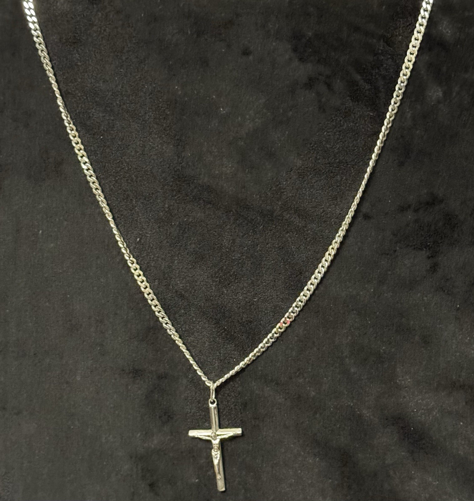 silver chain Plus Cross silver 925 29,34g 64cm