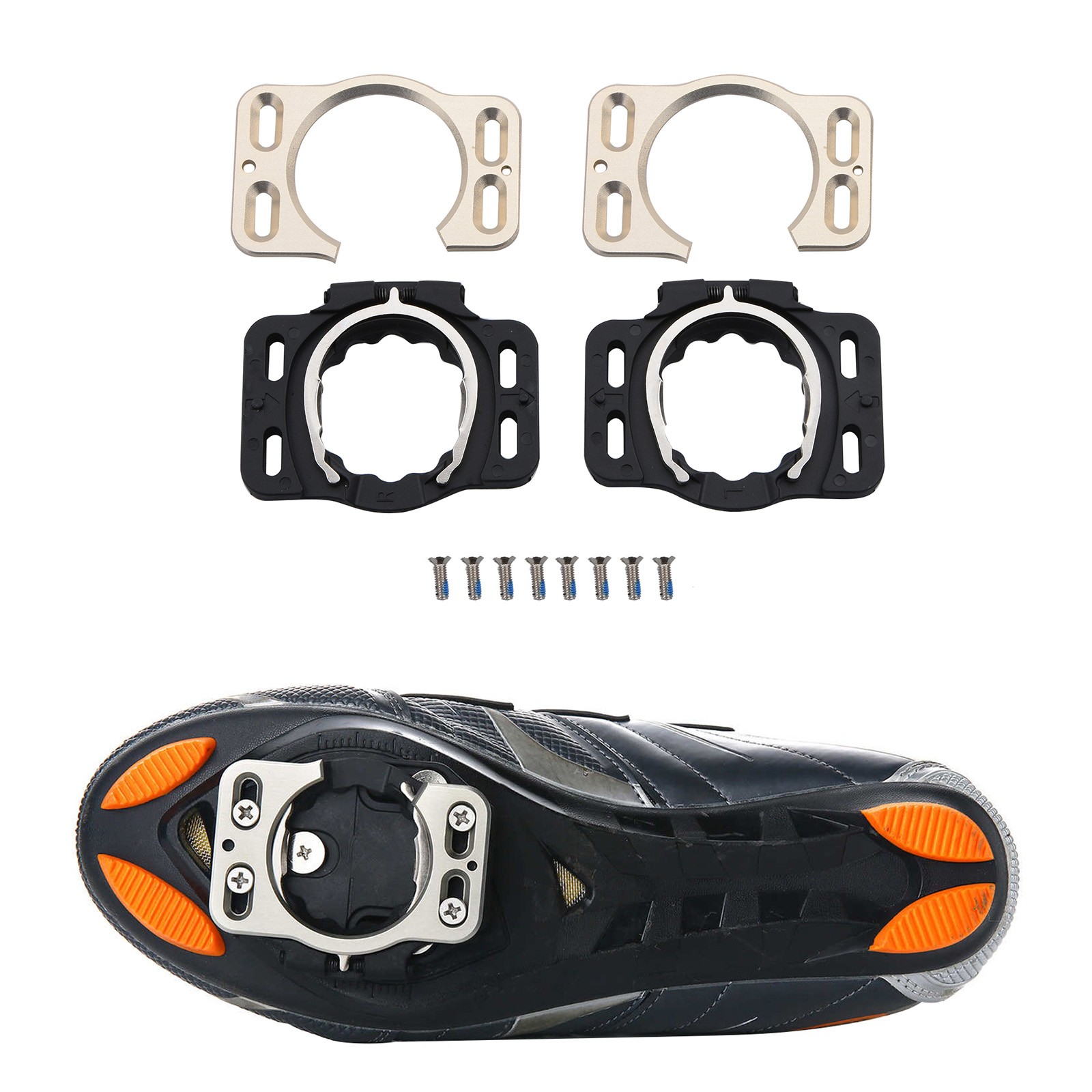 2PCS Quick Release Pedal Clip Bicycle Shoe Cleats Adapter For Speedplay Zero