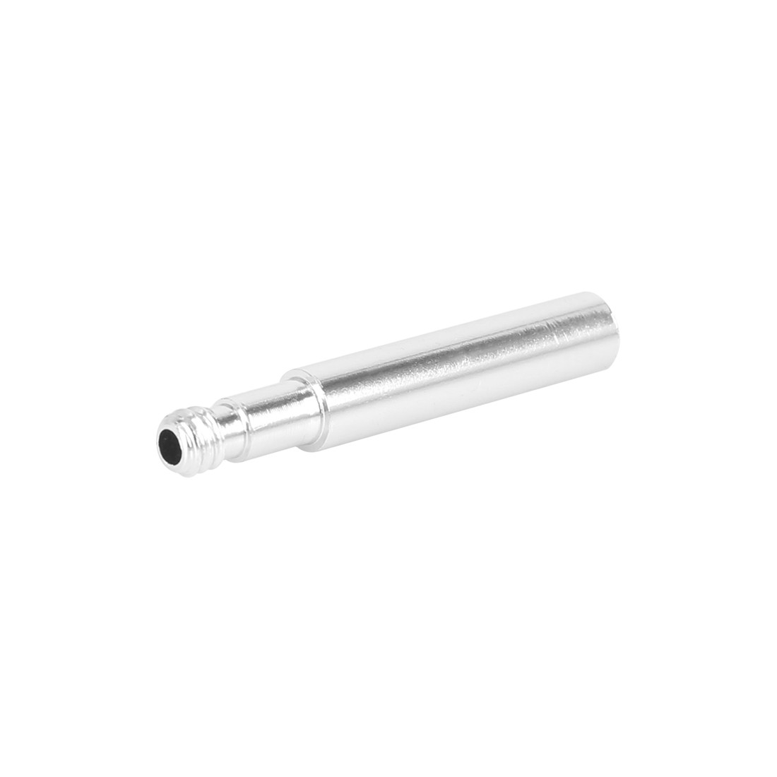 40mm Aluminum Alloy Bike French Type Valve Extender Extension Silver Tone 4pcs