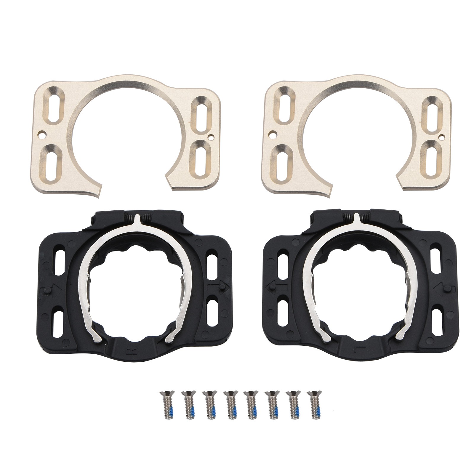 2PCS Quick Release Pedal Clip Bicycle Shoe Cleats Adapter For Speedplay Zero