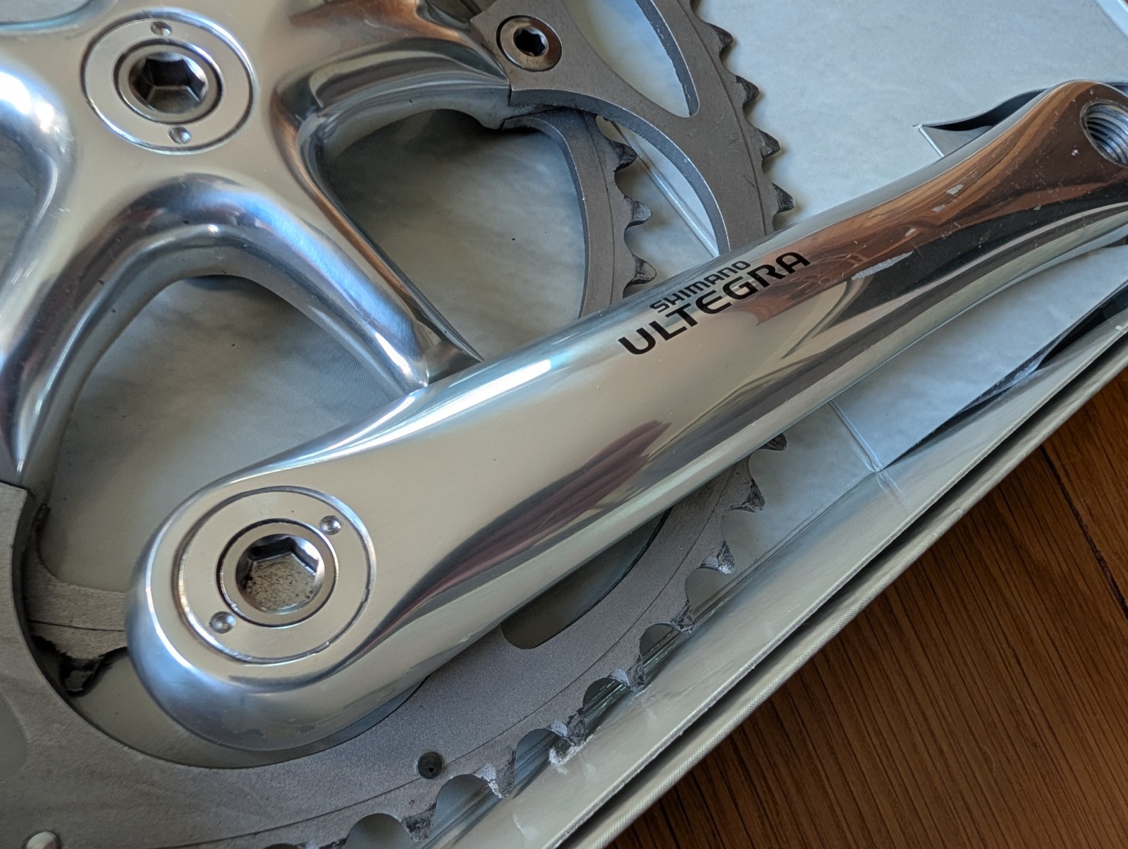 SHIMANO ULTEGRA 6503 Crankset 9 Speed 6500 ROAD BIKE, OCTALINK – 175mm – 53/39