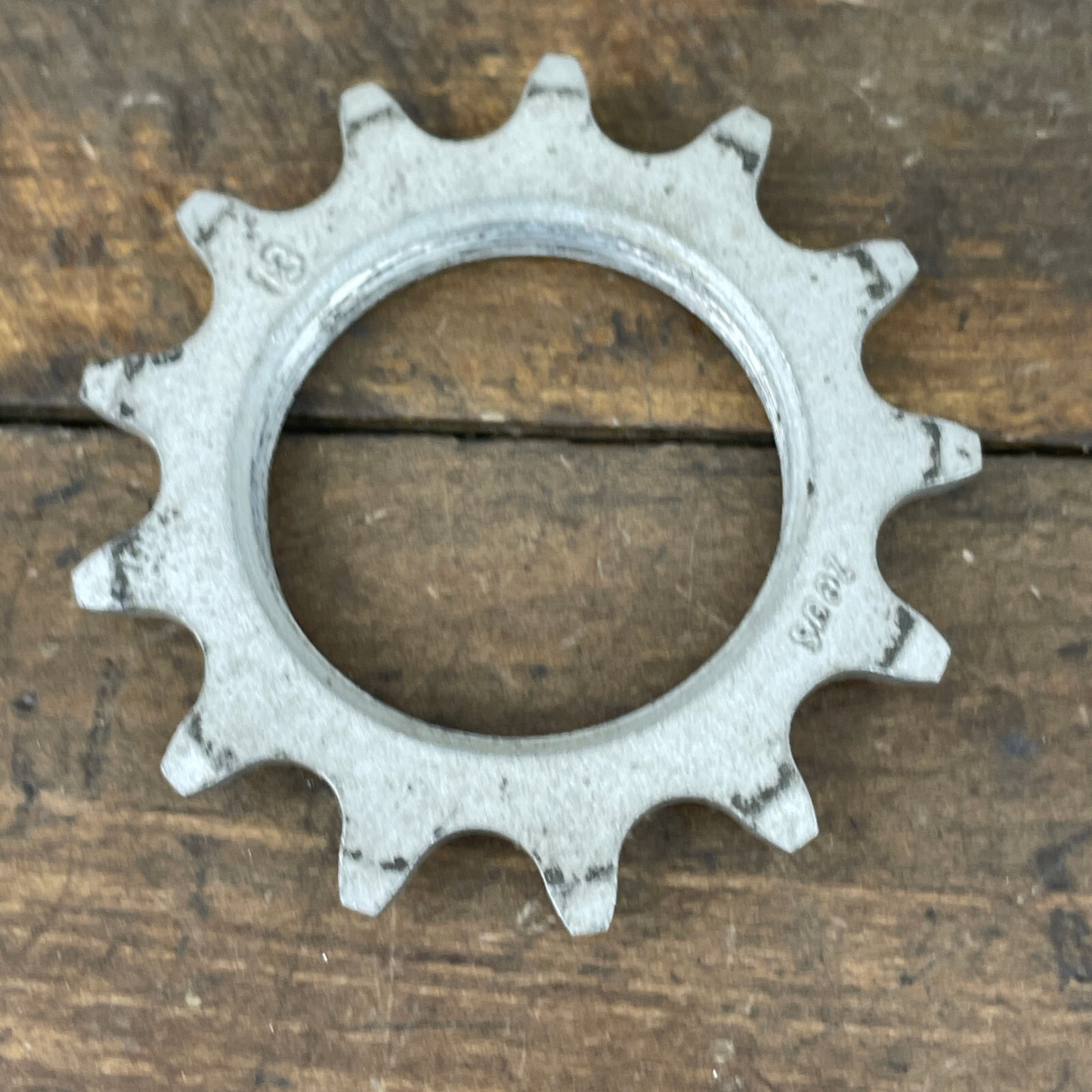 Vintage Track Cog Zeus 13 Tooth Aluminum Alloy Cog English Threaded Fixie 80s