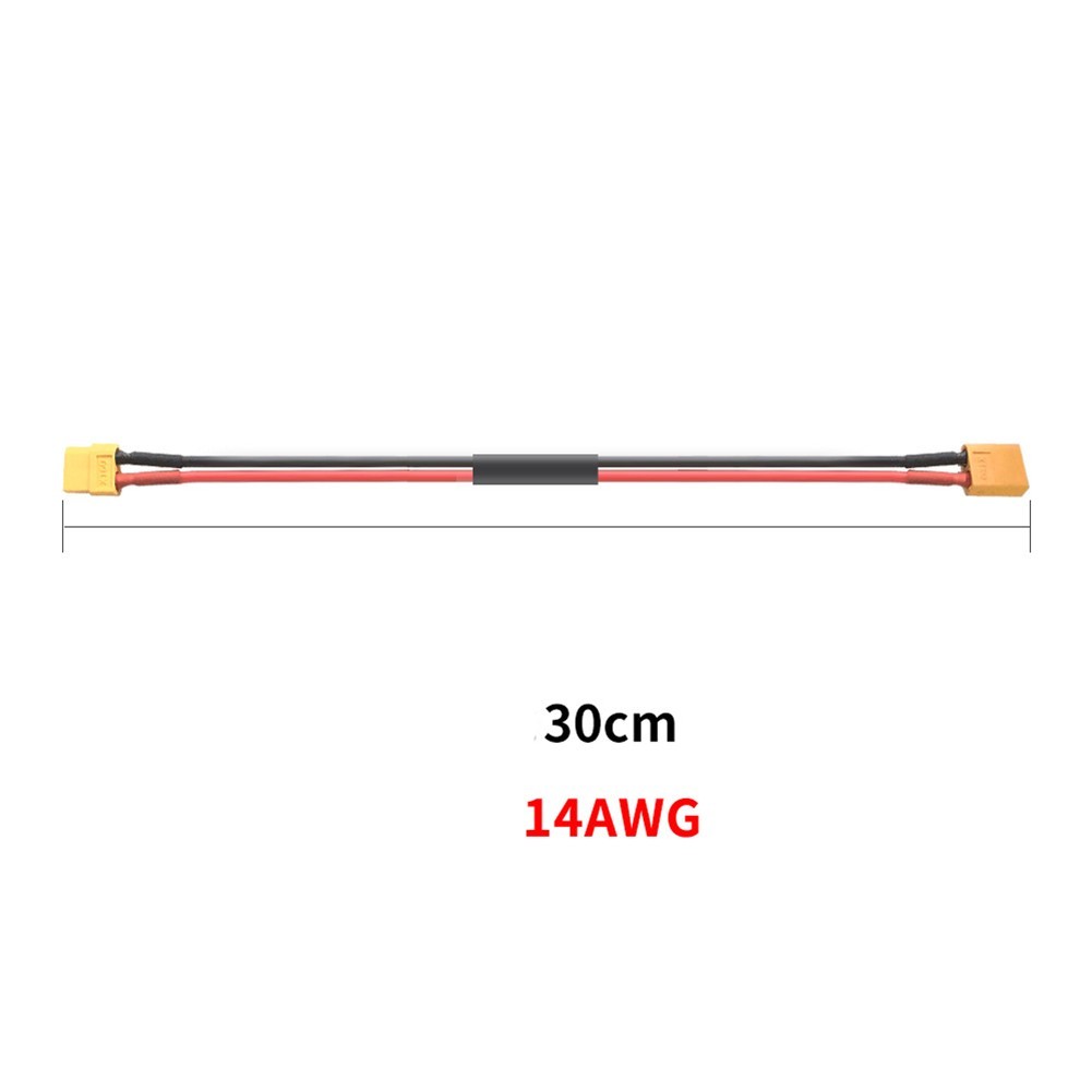 Extend Cable Ebike 1 Pc 14AWG+Rubber 30cm Electric Bicycle