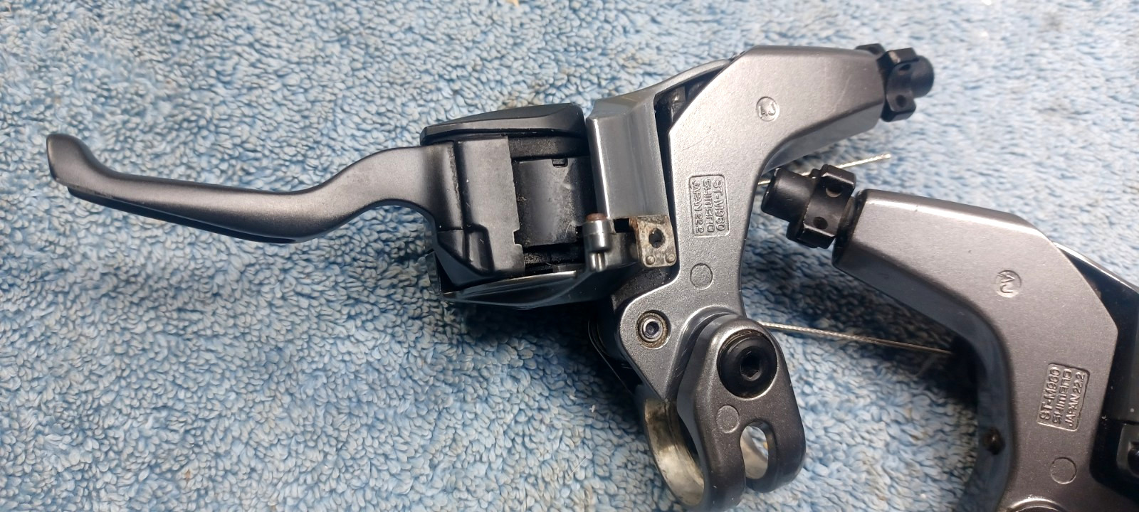used, Shimano XTR ST-M960 Integrated 3×9, Bicycle trigger shifters/brake levers